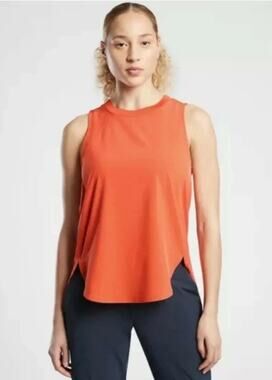 Athleta Zephyr Tank Top Womens Size XXS Orange